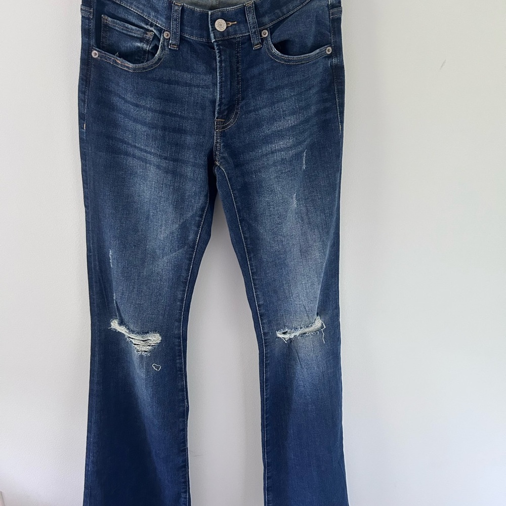 NWT Lucky Brand Blue Flare Wide Leg Jeans